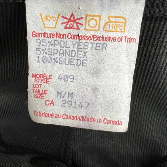 Lucchese Womens Size M Black Pants Suede Front Stretch Panel Back Front Zip LONG - Picture 10 of 11